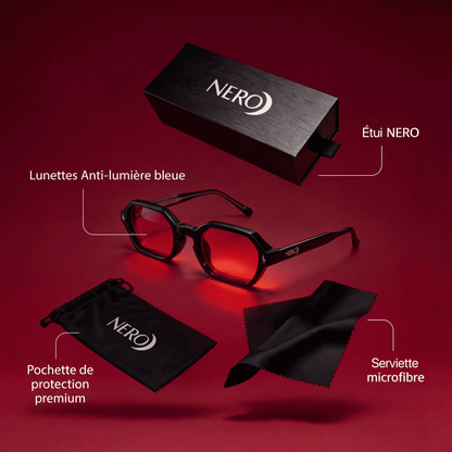 Crimson Red | Lunette anti-lumiere bleue