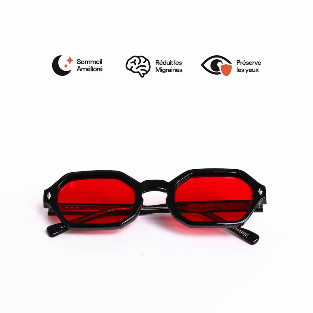 Crimson Red | Lunette anti-lumiere bleue